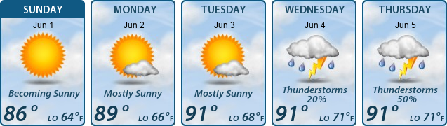 5-Day Forecast