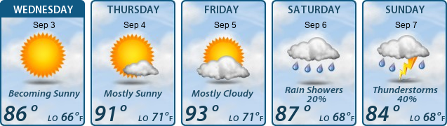 5-Day Forecast